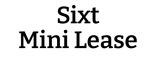 Sixt Mini Lease