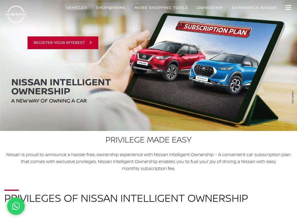 Nissan Intelligent Ownership